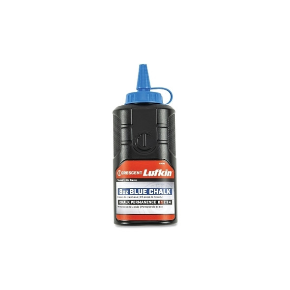 Chalk Refill, 8 oz Bottle, Blue