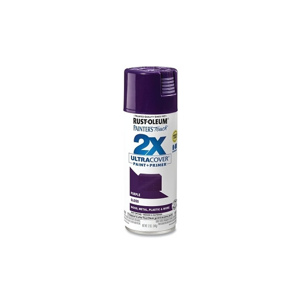 Painter's Touch Ultra Cover 2x Spray, 12 oz, Purple, Gloss Finish