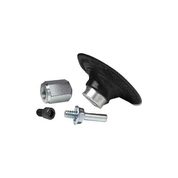 Roloc™ Hard Rubber Disc Pad Assembly w/Steel Shaft & Adaptor