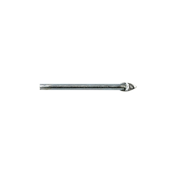 Glass and Tile Carbide Tipped Drill Bit, 3/16 in, Round Shank