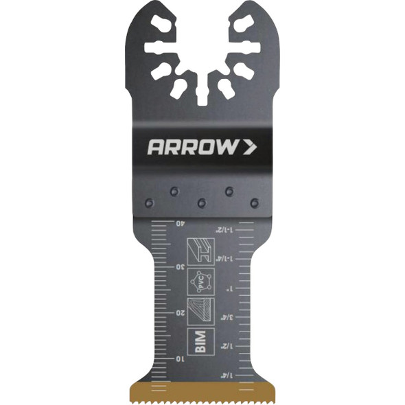 Arrow 1-1/4 In. Titanium Metal Oscillating Blade OSC202-1