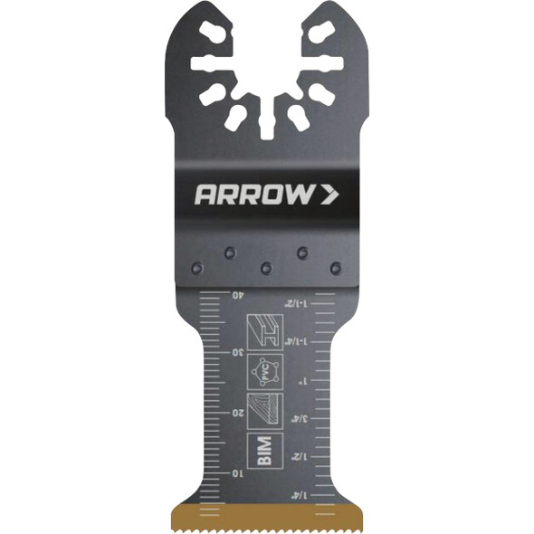 Arrow 1-1/4 In. Titanium Metal Oscillating Blade (10-Pack) OSC202-10