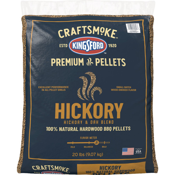 Kingsford Craftsmoke 20 Lb. HIckorywood Pellets 60806