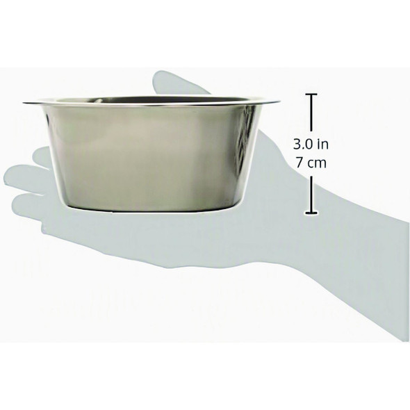Spot 1 Pt. Mirror Finish Stainless Steel Pet Dish 6060 710941