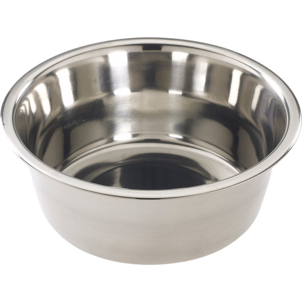 Spot 3 Qt. Mirror Finish Stainless Steel Pet Dish 6063