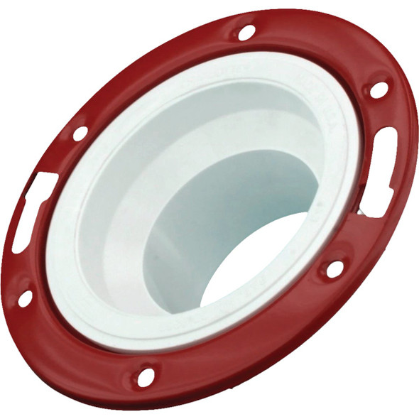 Charlotte Pipe 4 In. x 3 In. PVC Closet Flange Spigot PVC 00812  0600HA