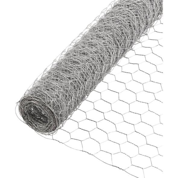 Agway 1 In. x 2 Ft. x 25 Ft. 20-Gauge Black Poultry Netting 308404BKAG