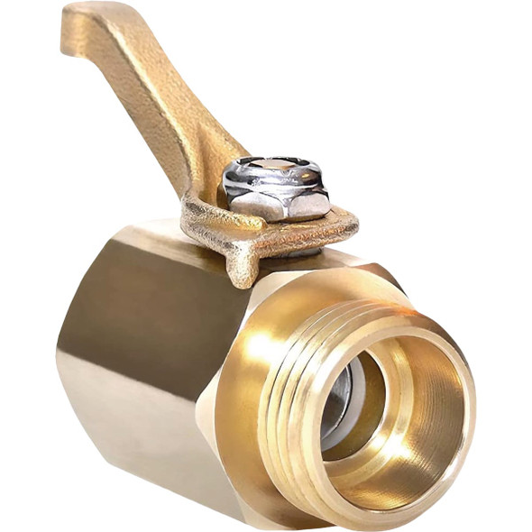 Underhill Brass Hose Shut-Off Control Valve CV075H