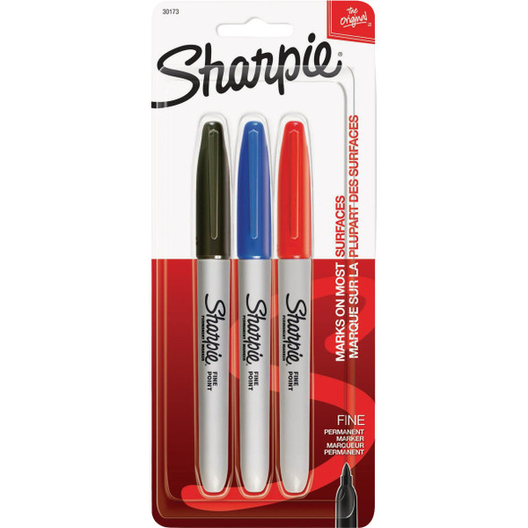 Sharpie Assorted Fine Point Permanent Marker (3-Pack) 30173PP