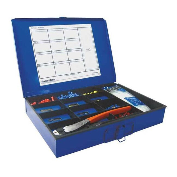 Wire Terminal Kit, Vinyl Insulated, Assorted, Crimp Termination Only