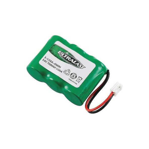Battery 3.6 Volt Nickel Metal Hydride Ultralast Cordless Phone Battery Pack of 2