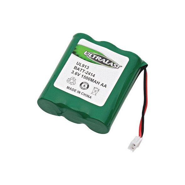 Battery 3.6 Volt Nickel Metal Hydride Ultralast Cordless Phone Battery Pack of 2