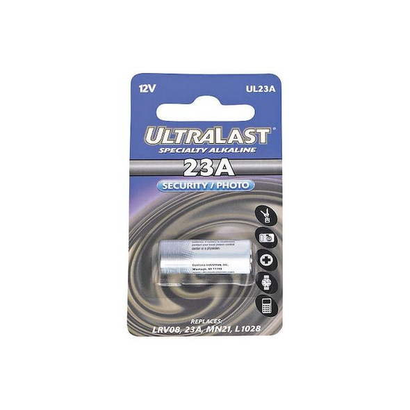 Ultralast Battery - 33 mAh - 12 V DC - 1-/ Pack UL23A Pack of 6