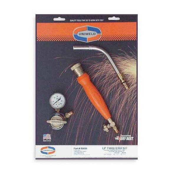 Uniweld Hand Torch, TWISTER Series, Propane, 3/8 in -24, A 89606
