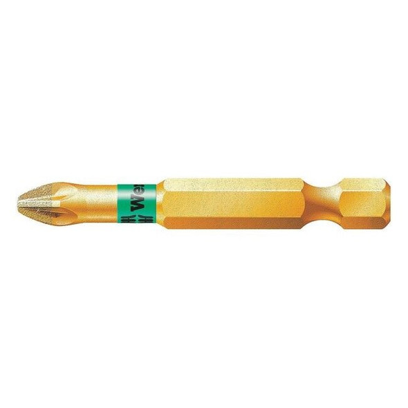 Wera Torsion Bit,SAE,1/4",Hex,No 3,2",S2 Steel 05059904001