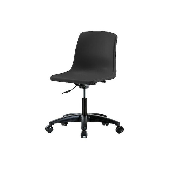 Blue Ridge Ergonomics Black Polypropylene Shell Chair SDHCH-RG-NBC-BLK