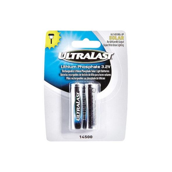 Battery - Battery Rechargeable - AA - 600 mAh - 3.2 V DC - 2-/ Pack