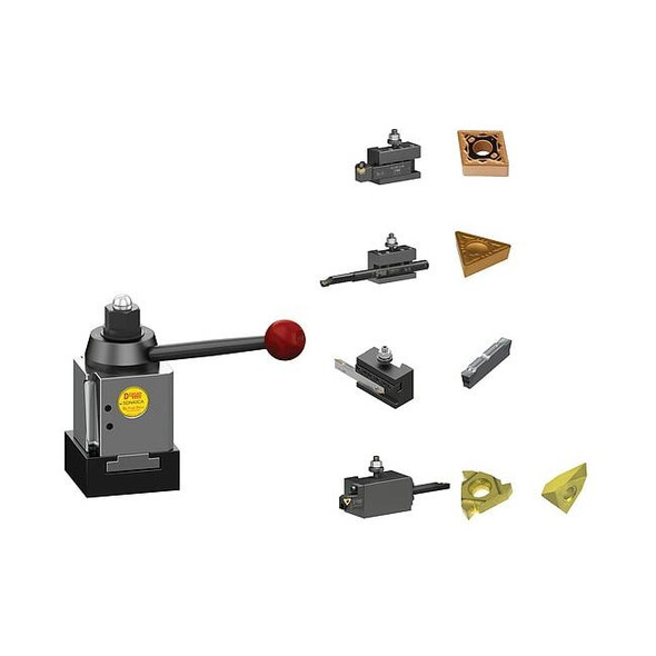 Dorian Tool Post & Holder Set,14 PC,SDN 35 SDN35CXA-FTB