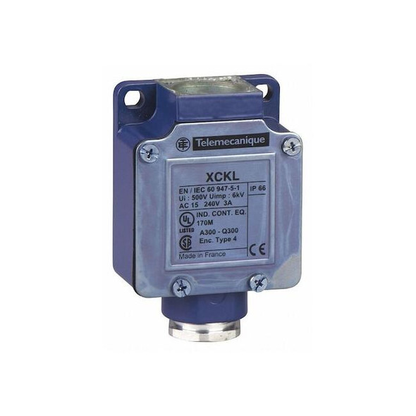 Telemecanique Sensors LimitSwitchBody,NonPlug-In,Metal,1NO/1NC ZCKL5H7