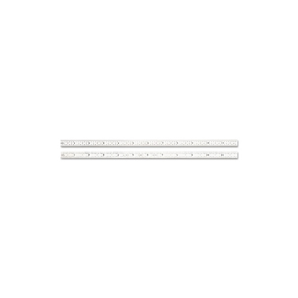Steel Rule, 12 in, 5R, Steel, Full-Flexible