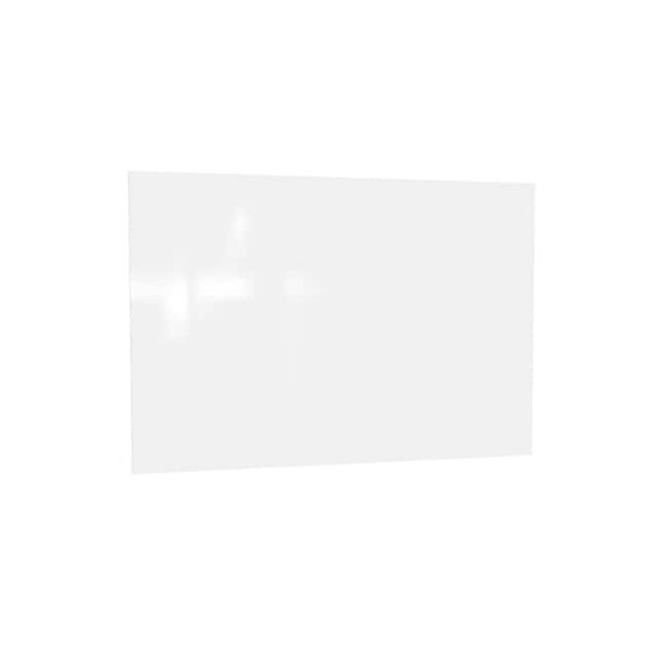 Whiteboard, Wall Mounted, (4) Markers, Magnetic Microfiber Cloth, 4 ft
