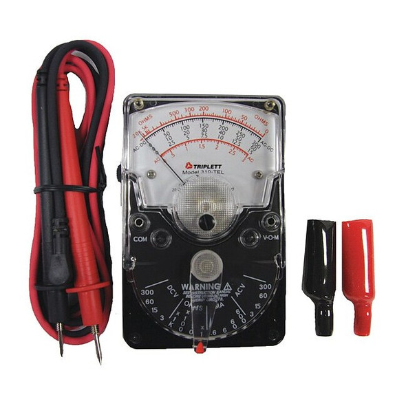 Triplett Analog Multimeter, 300 V, 20 megaohm 3067