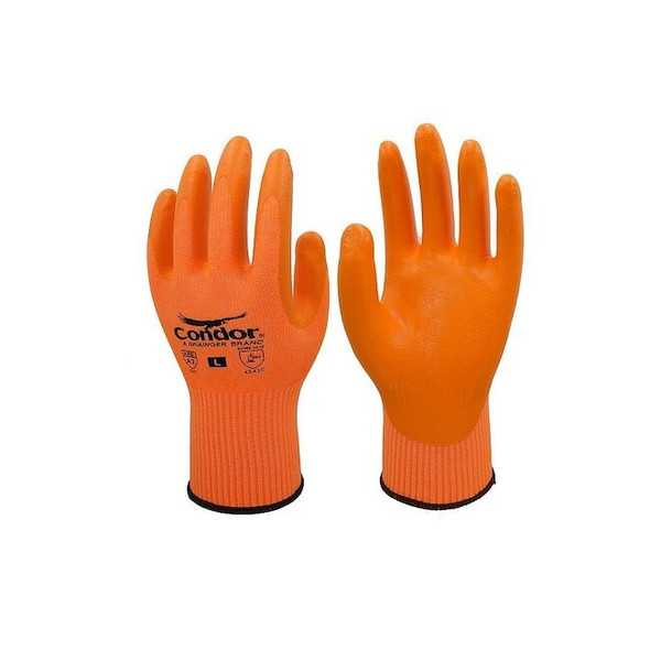 Coated Cut-Resistant Gloves, Cut Level A2 ,Nitrile ,Foam ,XL 1 PR