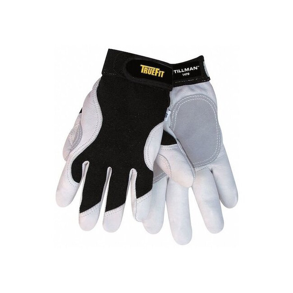 Tillman Mechanics Gloves,Black/Pearl,S,PR 1470S