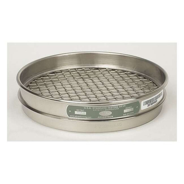 Advantech Sieve, No 18, S/S, 8 In, Half Ht 18SS8H