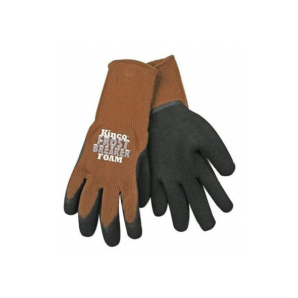 Kinco Coated Gloves, Not Rated Abrasion Level, Brown, 1 PR 1787-M Pack of 3