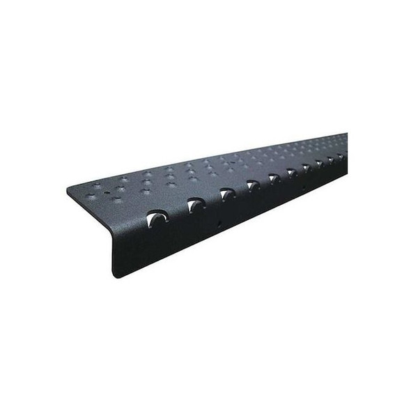 Handi Ramp Stair Nosing Aluminum Black, 48 in W x 1/4 in Thick NSN129048BK0