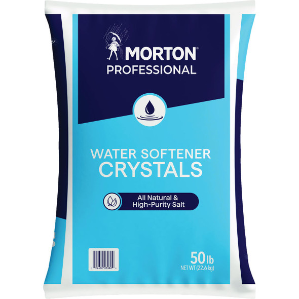 Morton Pure & Natural 50 Lb. Water Softener Salt Crystals F149800000G