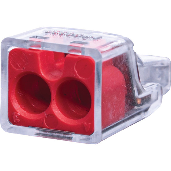 Gardner Bender Red 2-Port PushGard Push-in Wire Connector (100-Pack) 10-PC2