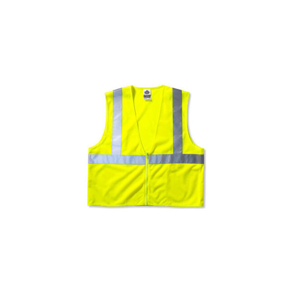 Ergodyne GloWear 8205Z Class 2 Super Econo Vest Lime S/M