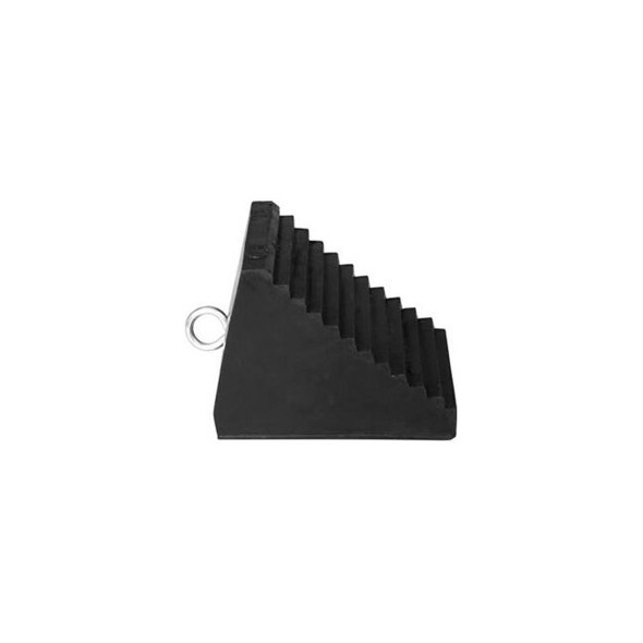 Ideal Warehouse Rubber Wheel Chock 60-7258 9-1/4""L x 6-1/2""W x 7""H