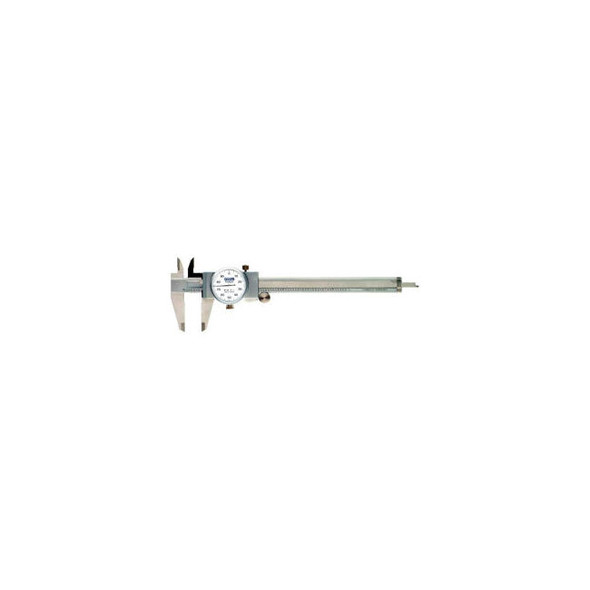 Fowler 52-008-706-0 0-6"" Shockproof Dial Caliper W/White Dial