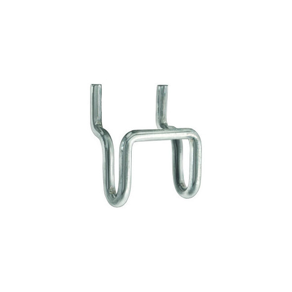 Global Approved 700020 Metal U-Hook For Pegboard/Slatwall Galvanized Metal Finis