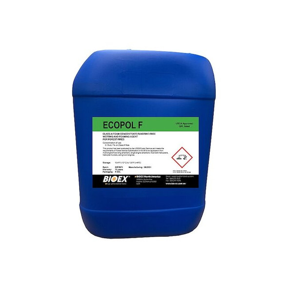 Bio-Ex Firefighting Foam, Fluorine-Free Foam Concentrate, 5 gal Pail F05.10.0015