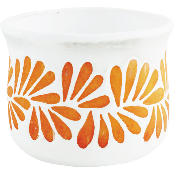Avera Products 7 In. Plumeado Italian Pot Planter APG418070-04-2112