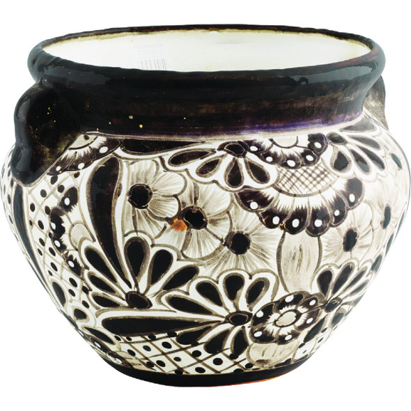 Avera Products 10 In. Sandy Black Michoacana Planter APG023100-01-2111