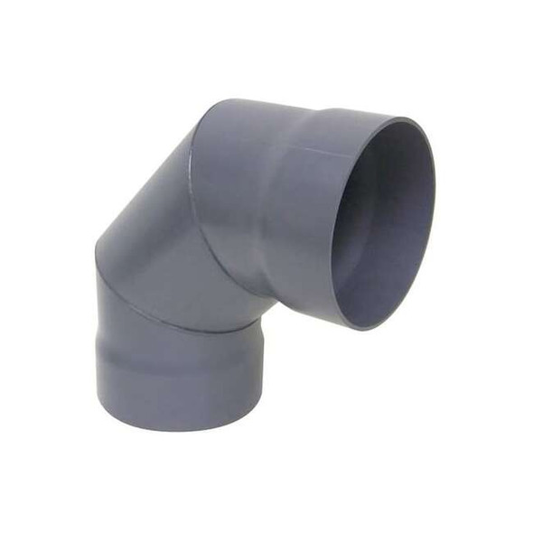 Plastic Supply 90 Degree Elbow, 16 in Duct Dia, Type I PVC, 19" L PVCEA16