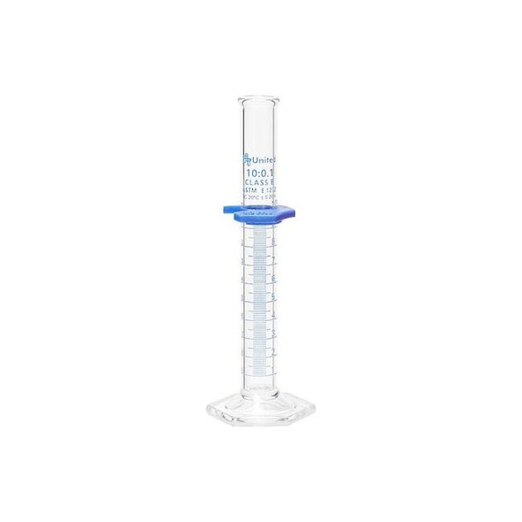 United Scientific Supplies Inc Graduated Cylinder,Colorless,PK2 UNCYLNGB-10