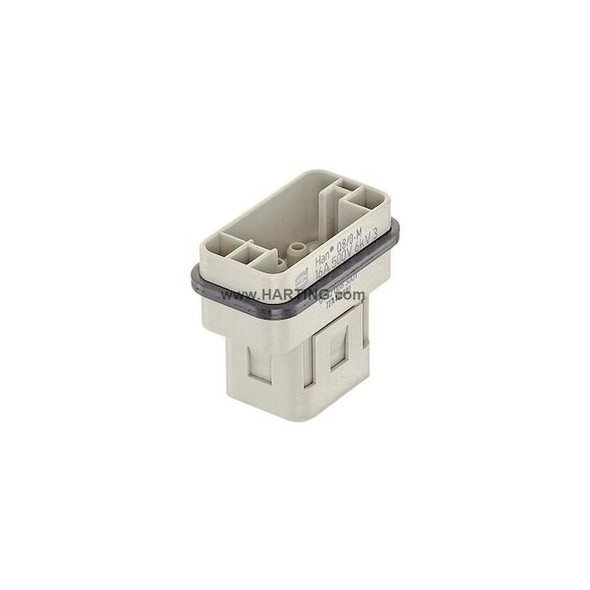 Harting Rectangular Connector Insert,16 A 09120083001 Pack of 10