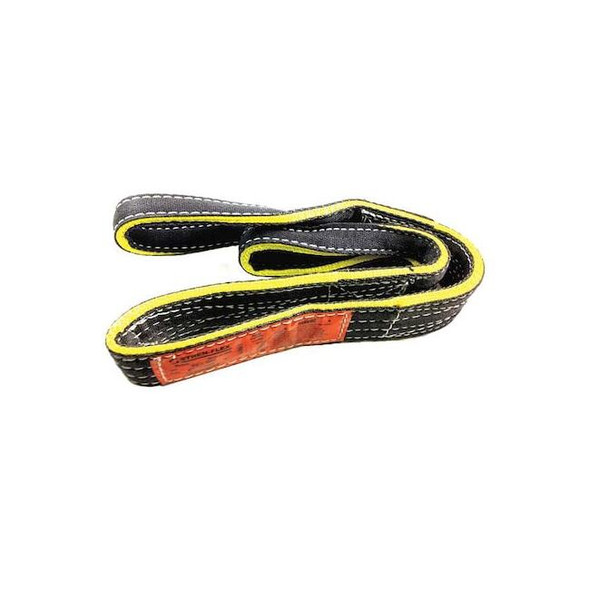 Stren-Flex Synthetic Web Sling, Type 6, 4 ft L, 4 in W, Nylon, Black RE1-904-04