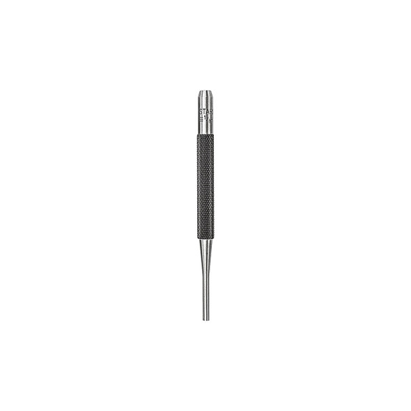 Drive Pin Punches, 4 in, 1/8 in tip, Steel