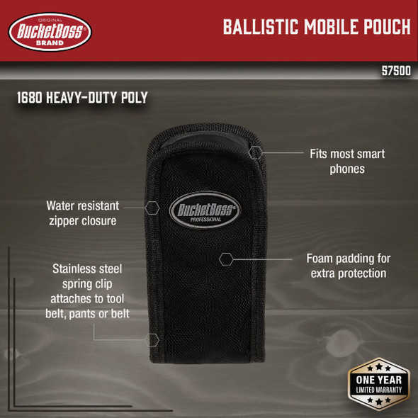 Bucket Boss Ballistic Mobile Cellphone Holder 57500 392054