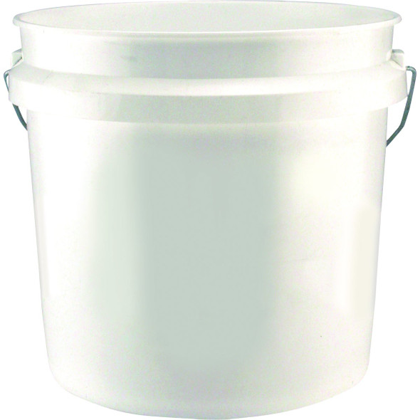 1 Gal White Plastic Pail 1123000