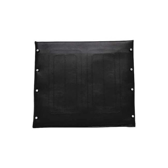 Alco Vinyl Seat Upholstery,22" W,8 Hole,Black 782-A3