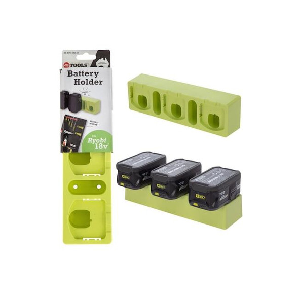 48 Tools Battery Holder, 11 in L, 18 V BH-RYO-GRE-03