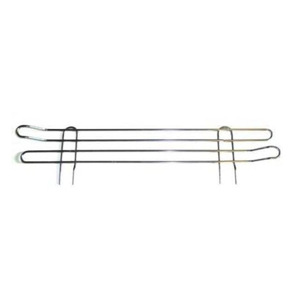 Metro Stackable Shelf Ledge, 18"D x 18"W x 4"H, Chrome L18N-4C-1PK